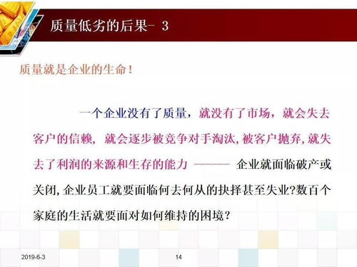 车间管理人员看过来 一线员工品质意识培训，动动小手全部拿走